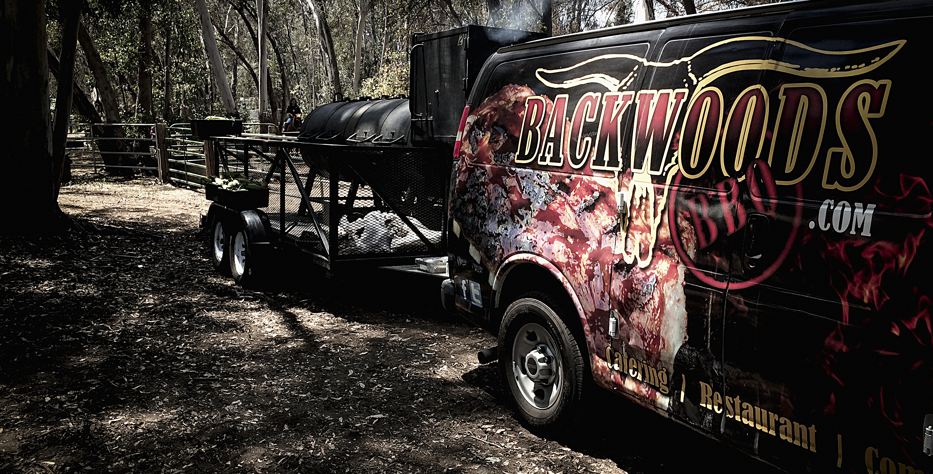 Backwoods BBQ Catering Van